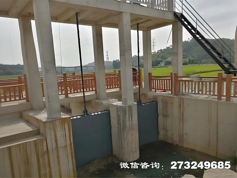 尚志生态补水工程闸门