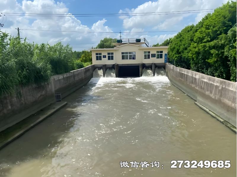 南岗防洪堤圩排站闸门