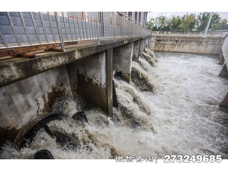 三水水库溢洪道潮门拍门