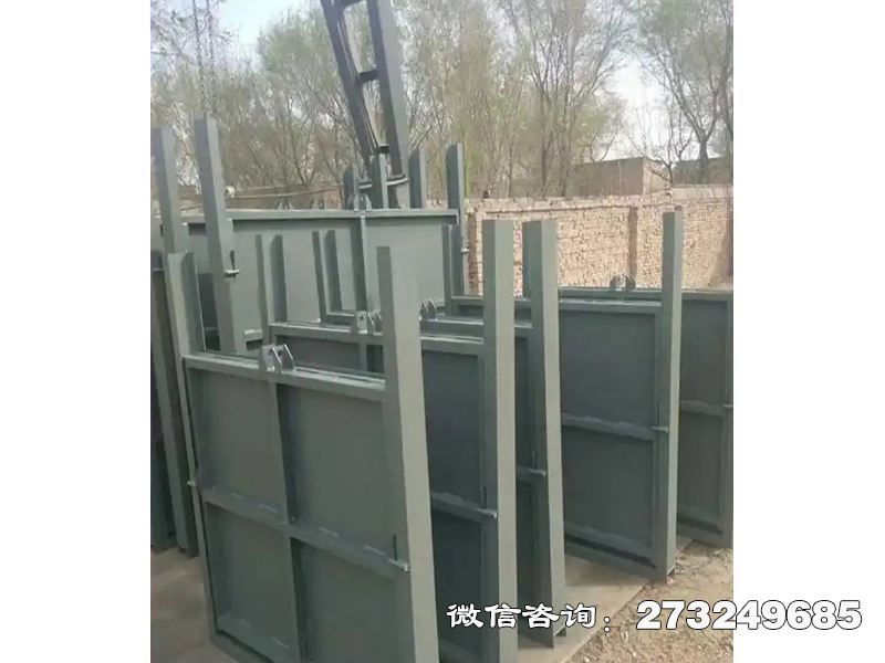 松北生态补水钢制闸门