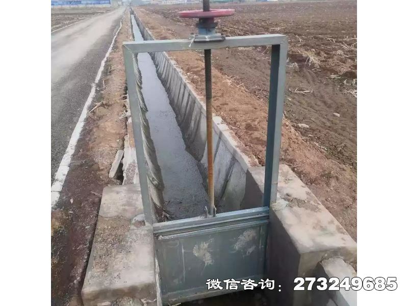 香坊抗磨钢制含沙闸门