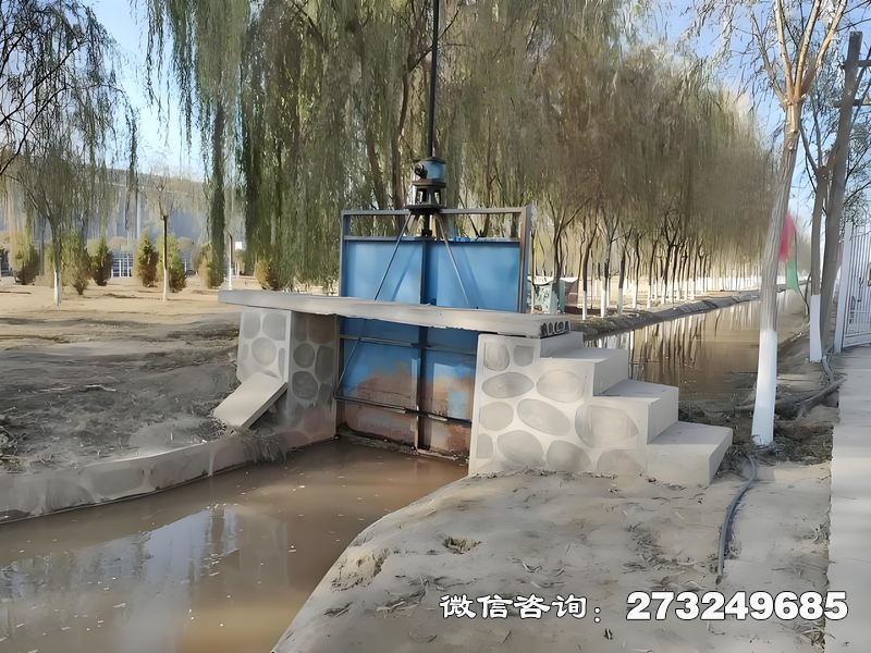 磴口县排水河道闸