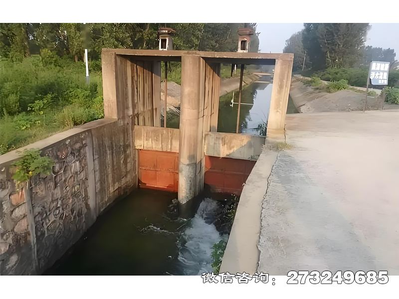 无锡水渠溢流闸