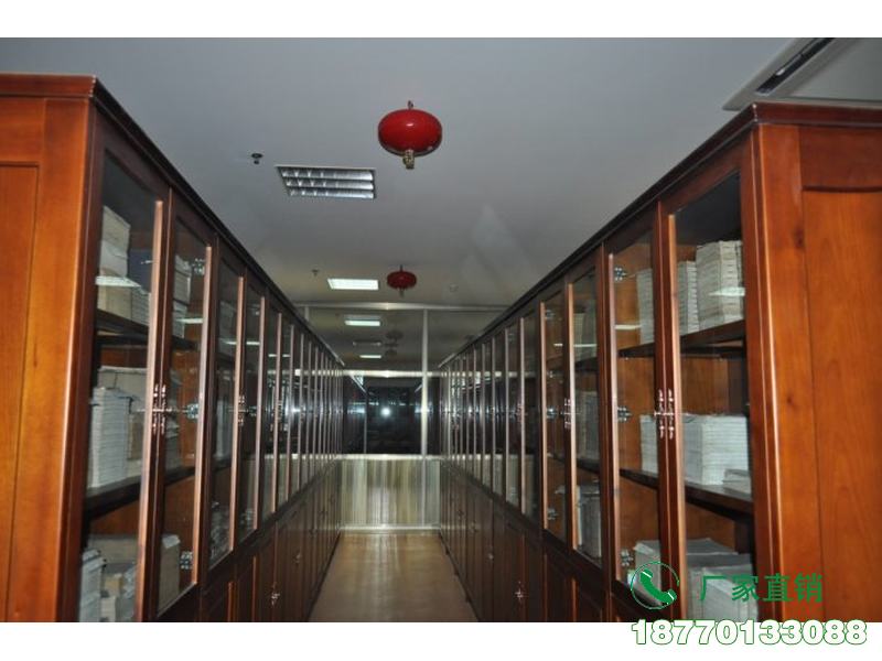 黄南博物馆樟木文物书柜