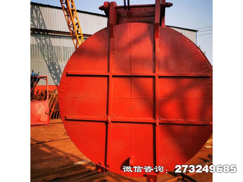 灵璧县铸铁圆形分流拍门