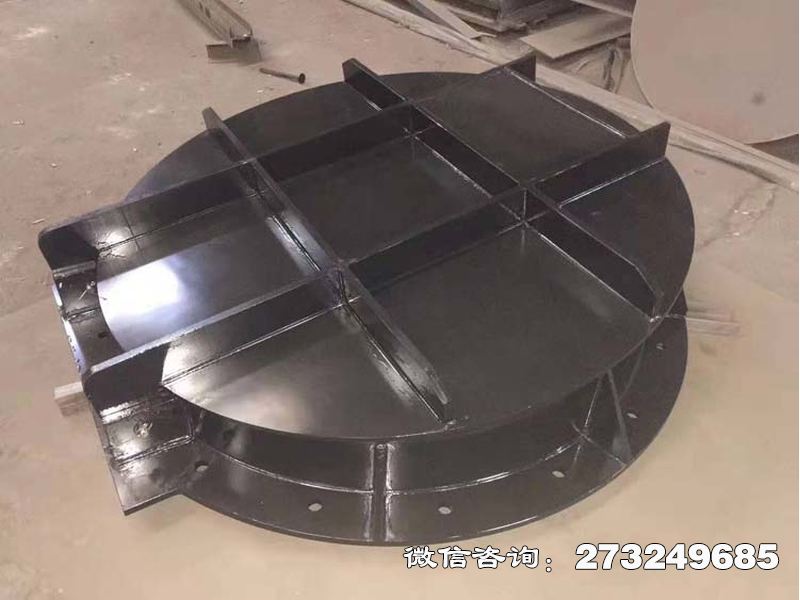 灵璧县铸铁圆形抗震拍门