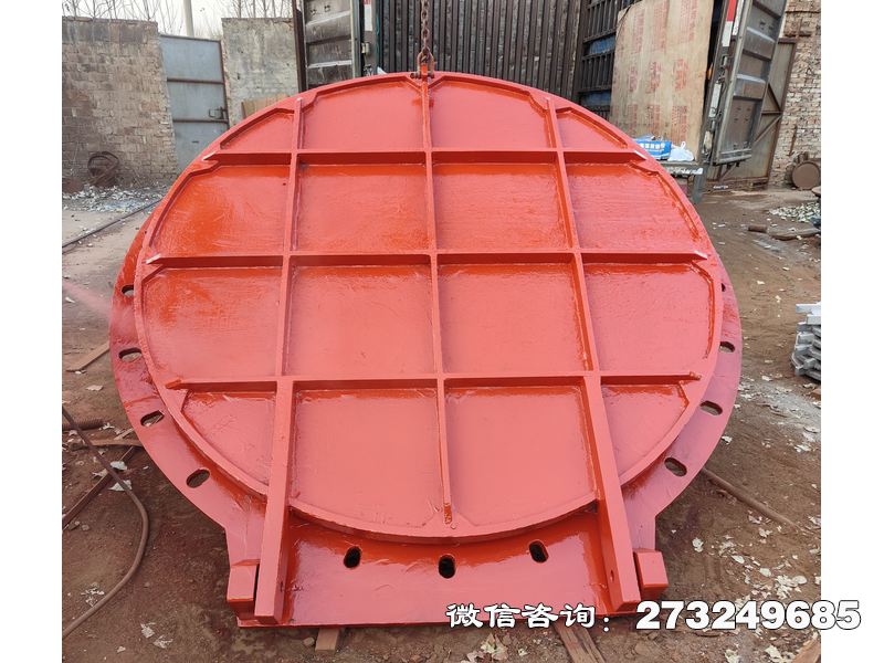 歙县铸铁圆形污水提升泵站拍门