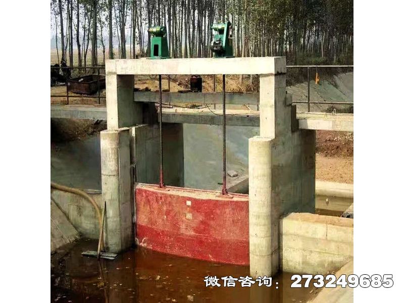 茌平县方形堤坝铸铁挡水闸